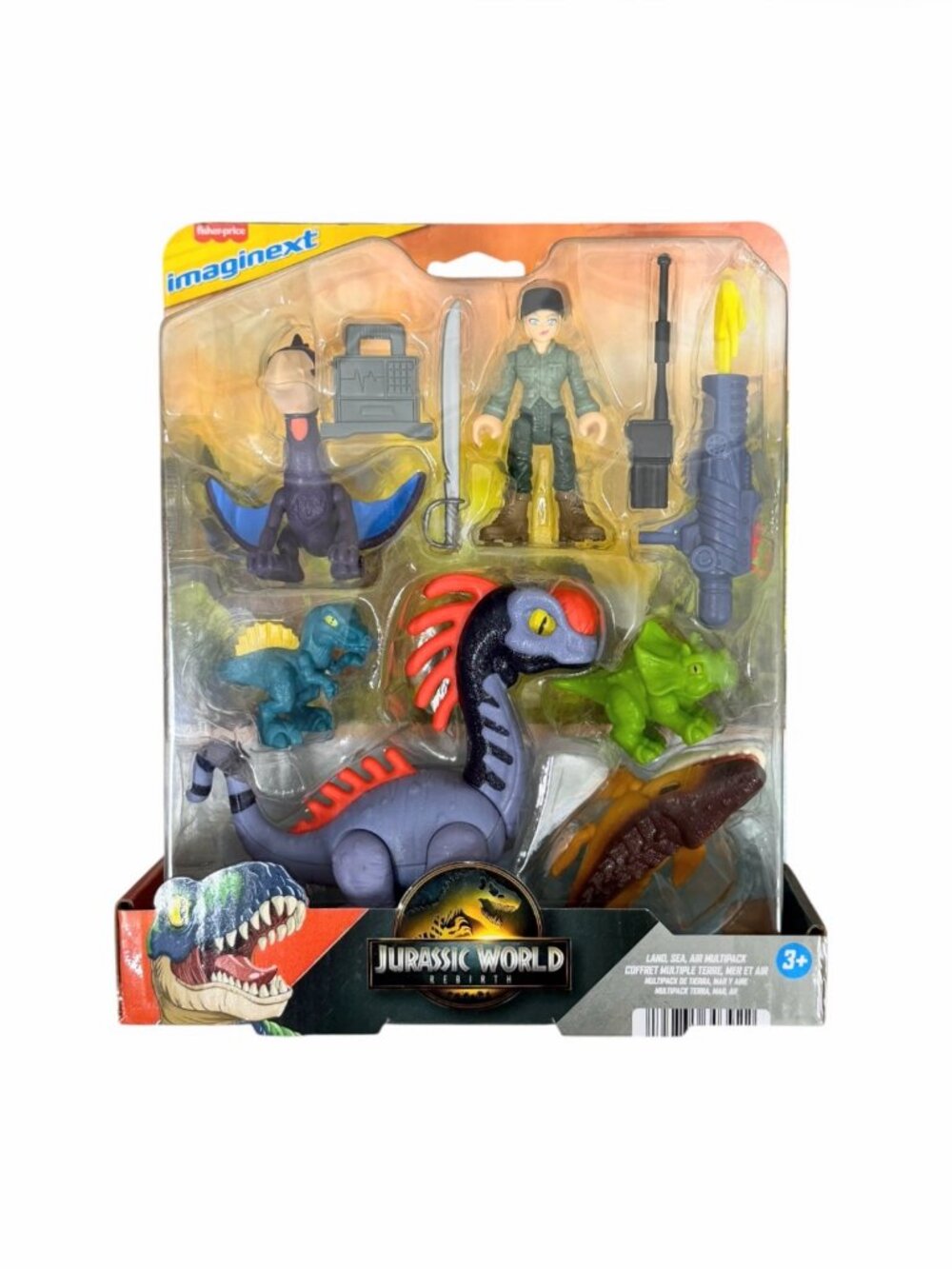 Fisher Price Imaginext Jurassic World Rebirth Land Sea Air Multipack NEW